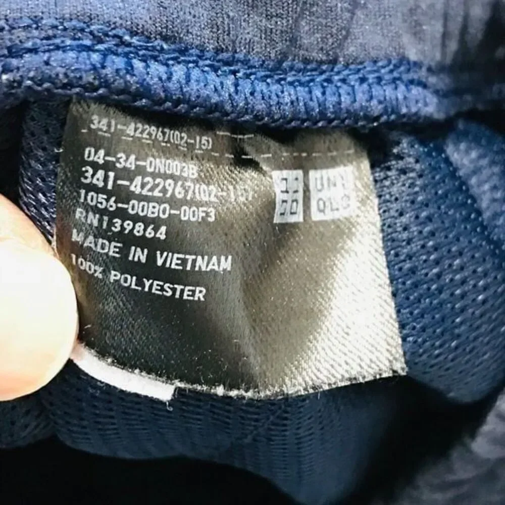 UNIQLO jogging pull up pants Dark Blue  size M…726